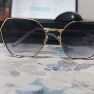 2 Pairs of Sunglasses Pink Gold